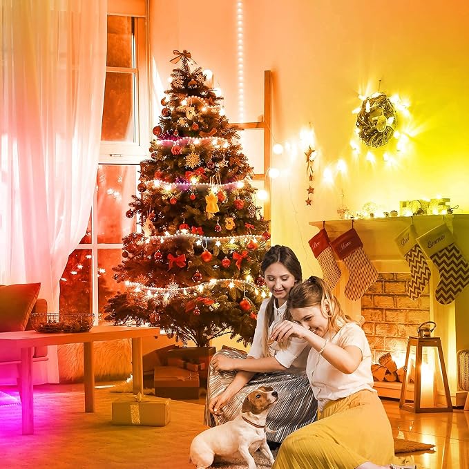 DAYBETTER Led Lights for Bedroom, 32.8ft Led Strip Lights RGB Color Changing Strip Light with Remote Control, Led Light for Room Decor, Home Decor - Image 5