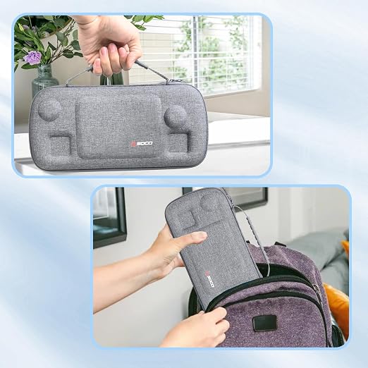 RLSOCO Carrying Case for ASUS ROG Xbox Ally/ROG Xbox Ally X 7" FHD Gaming Handheld Console - Grey (Case Only) - Image 6