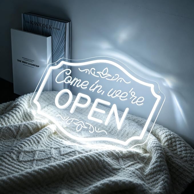 Neon Sign, Open Neon Signs for Wall Decor LED Signs Neon Light - Image 7