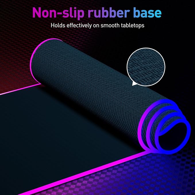 RGB Mousepad Led Mouse Pad, Large Mouse Pad,Led and Big Mouse mat - Image 6