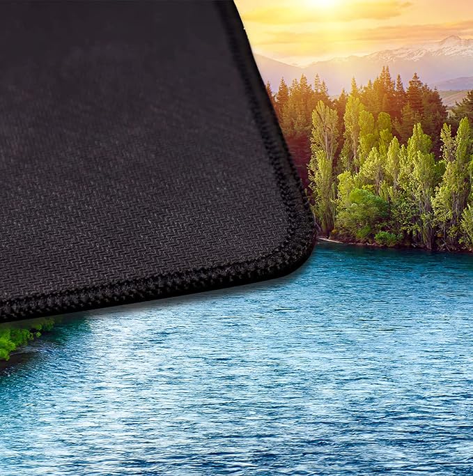 Extended Sunset Forest Gaming Mouse Pad, Keyboard Computer Office Mouse Pad | Large Extended Mouse Pad; Full Desk Coverage; Waterproof Coating; Stable Anti-Slide Base For Gaming, Office, Study Daily Use - Image 4