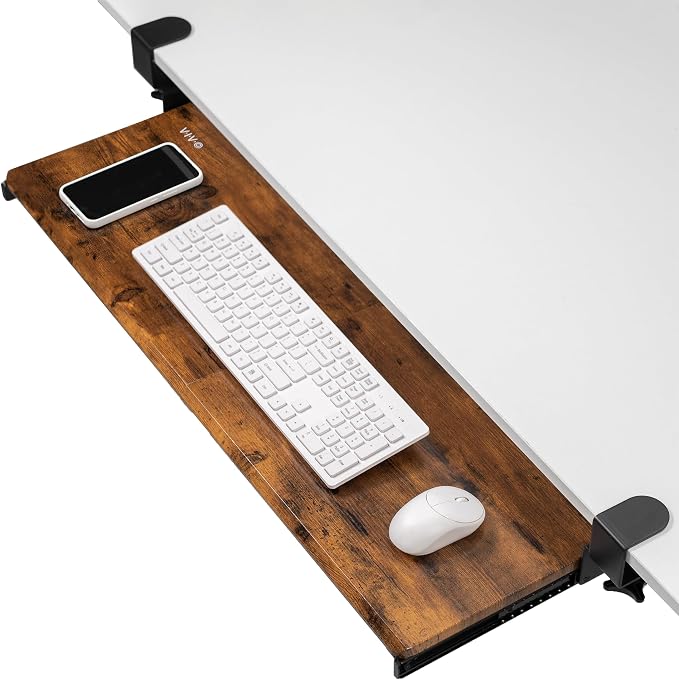 VIVO Vintage Brown Large 34 x 11 in Under Desk Keyboard Tray, MOUNT-KB15EN by Unknown