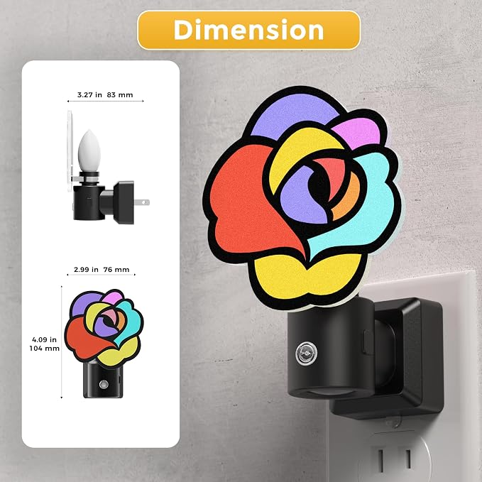 L LOHAS LED Night Lights Plug into Wall, Night Light with Light Sensor - Image 5