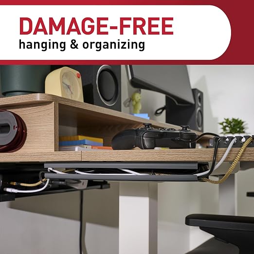 Command Cord Organizer Channel, Black, 1 Channel, 8 Large Strips - Image 5