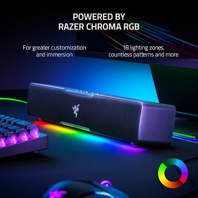 Razer Leviathan V2 X, PC Soundbar with Full-Range Drivers, Black - Image 6