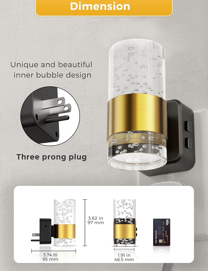 L LOHAS LED Night Lights Plug into wall,Color Changing Night Light - Image 6