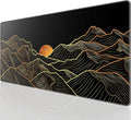 KTRIO Large Gaming Mouse Pad, Desk Mat, 31.5 x 15.7 in, Bright Rise, XXL | Smooth Micro-Weave Surface, Artistic Pattern Design, Non-Slip Rubber Base, Durable Stitched Edges, Office & Home Use by KTRIO