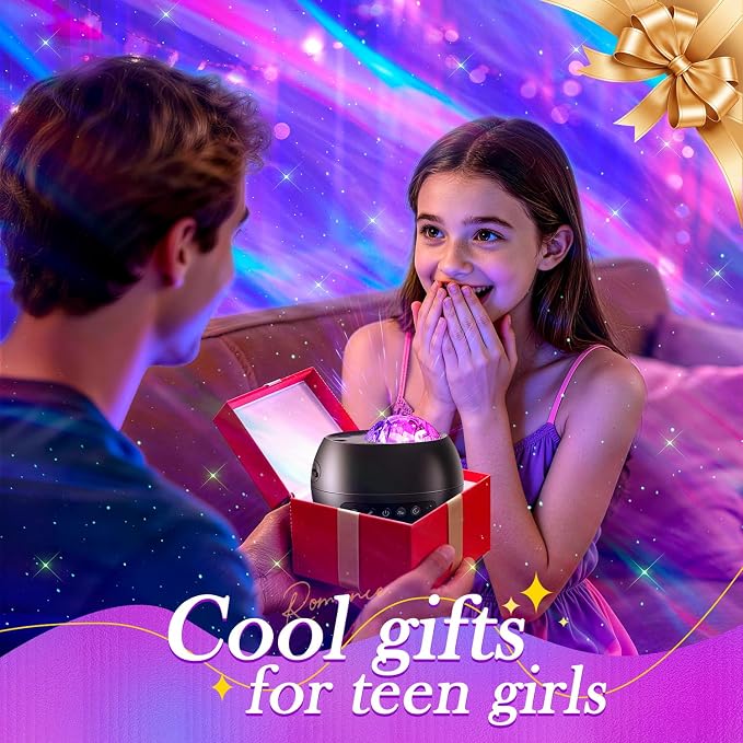 LED Light Gifts Home Decor Light Projector with 375 Effects, Bluetooth - Image 2