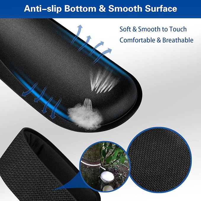 Keyboard Wrist Rest, Canjoy Ergonomic Wrist Rest Cushion Support Pad - Image 4