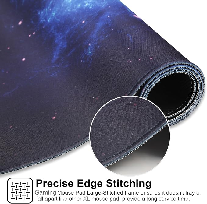 XXL Gaming Mouse Pad 35.4x15.7 Professional Large Mouse Pad & Computer Game Mouse Mat-90x40 Spacebluedot - Image 5