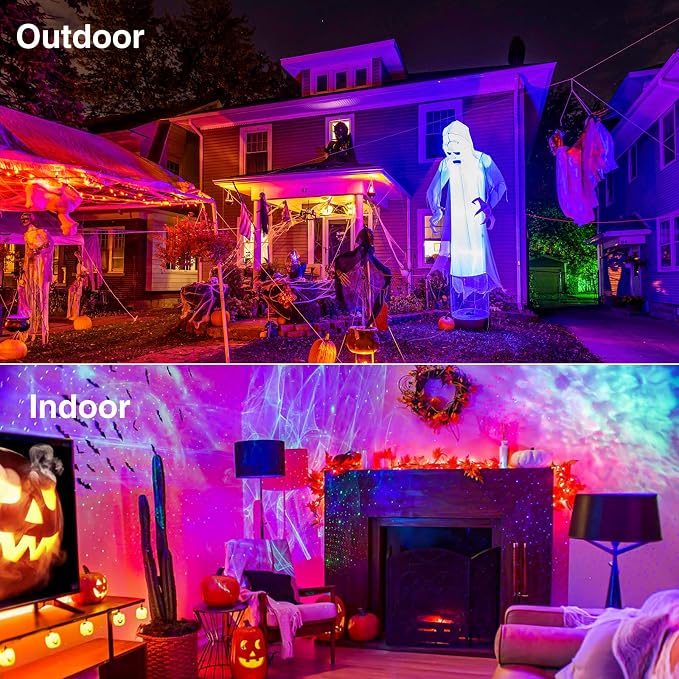 Onforu Stage Lights 2 Pack 48W LED Wall Washer Light,IP66 Waterproof Outdoor RGB Light Bar with Timing,Wash Lights with DIY Colors 44-Key Remote for Garden Wedding Party - Image 6