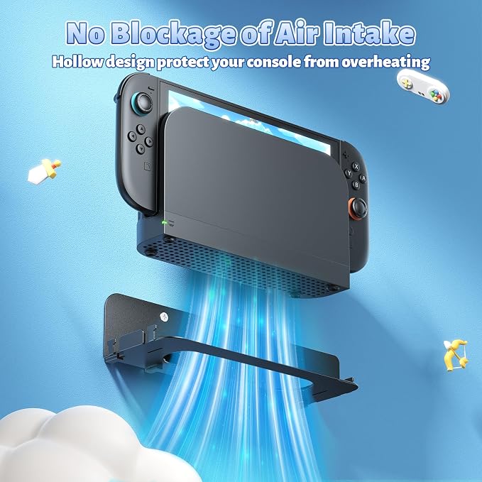 FASTSNAIL Wall Mount & Organizer for Nintendo Switch 2/Switch 1 - Image 3