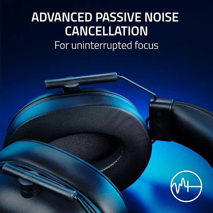 Razer BlackShark V2 X Wired PlayStation Gaming Headset, Black - Image 4