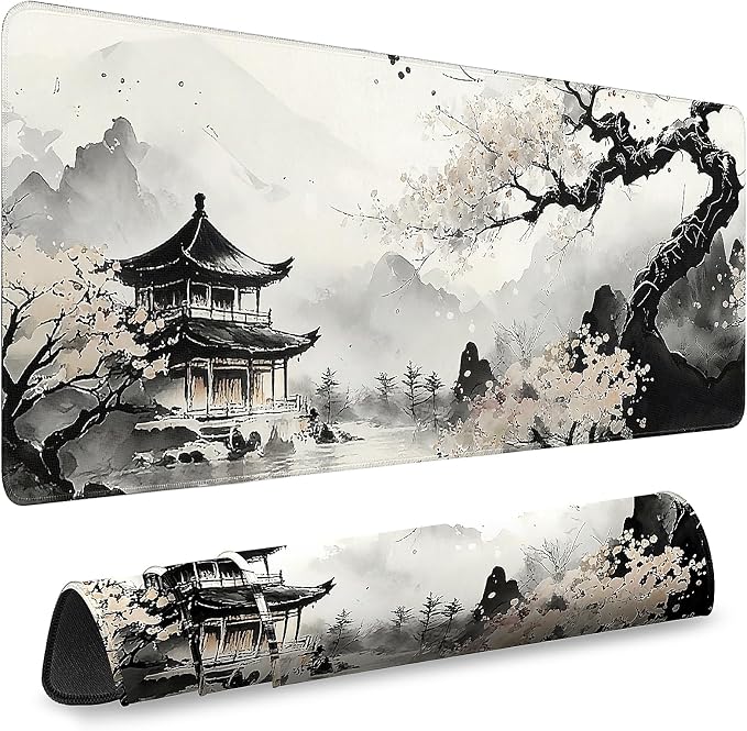 Gaming Mouse Pad, Desk Mat for Keyboard and Mouse, Large Mouse Pad for Desk, Computer Mousepad by Unknown