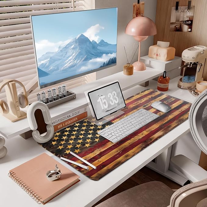 Mouse Pad Gaming - Desk Mat for Keyboard and Mouse - Large Mouse Pad for Desk, Mousepad (35.4" X 15.7") with Non-Slip Base, Desks Pad Mat Office and Home - Image 7