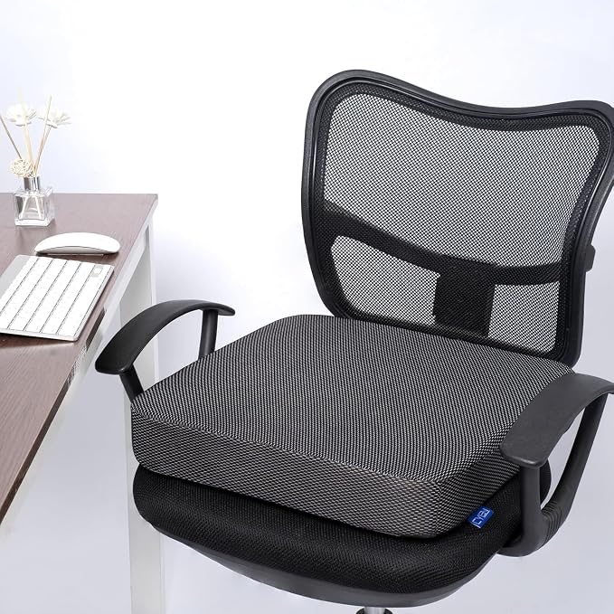 Ifoam Memory Foam Layer Wheelchair Cushion+Extra Wide-Waterproof-24×24×4 in | Bariatric Cushion-Heavy Duty-500 lbs Capacity-Seat Cushion for Heavy People -Pressure Sore & Tailbone Pain Relief - Image 7