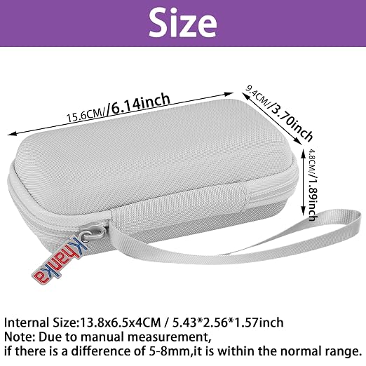 khanka Case for RG28XX Retro Handheld Game Console + HDMI Adapter,White - Image 5