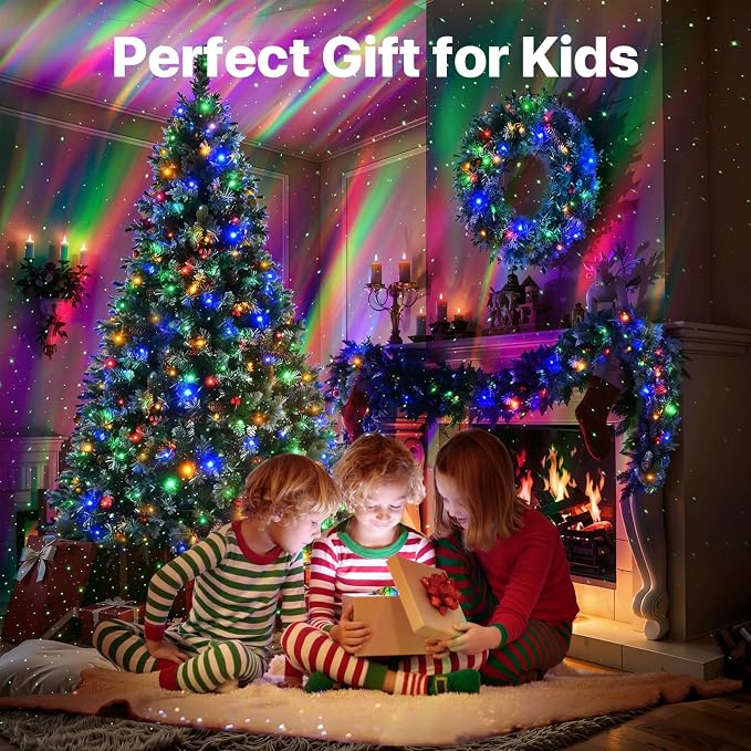 Rossetta Star Projector, Galaxy Projector for Bedroom, Bluetooth Speaker and White Noise Aurora Projector, Night Light Projector for Kids Adults Gaming Room, Home Theater, Ceiling, Room Decor - Image 8