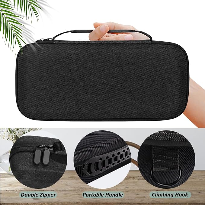 Miimall EVA Hard Travel-Friendly Large Capacity Case with Portable Strap for Asus ROG Ally X/Ally Handheld Accessories Black - Image 3
