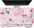 Gaming Mouse Pad, 4in1 XXL Mousepad Large Desk Mat, Cute Desk Pad Protector by ToLuLu