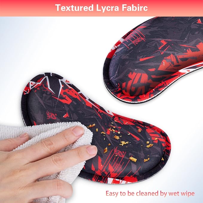 Mouse Wrist Rest, Canjoy 2 Pack Wrist Rest for Mouse Memory Foam Wrist Pad - Image 4