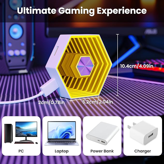 10 Pack Hexagon Led Lights, 90mm Smart Hexagon, Smart App RGB Gaming Led Light, with Remote Control & Music Sync Honeycomb Shape Hexagon Wall Lights for Bedroom, Living Room Wall - Image 7