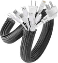 AGPTEK Cable Sleeve, 25ft - 4/5 inch Cable Management Cord Hider, Black by AGPTEK