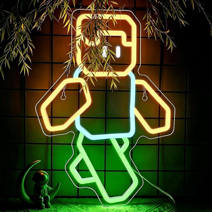 Game Neon Sign for Wall Decor Gaming LED L by FTMGGDG