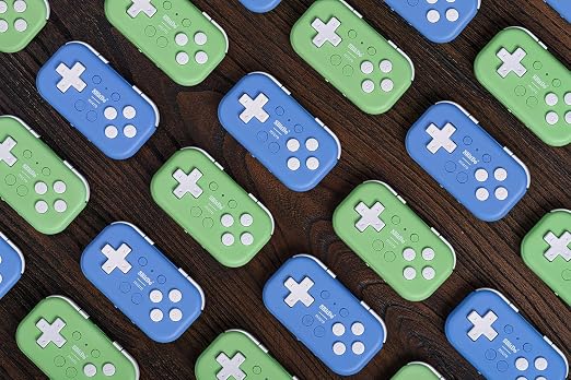 8Bitdo Micro Bluetooth Gamepad Pocket-sized Mini Controller for Switch/Switch 2, Android, and Raspberry Pi, Supports Keyboard Mode (Blue) - Image 10