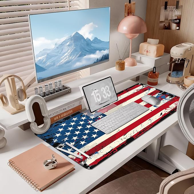 Mouse Pad Gaming - Desk Mat for Keyboard and Mouse - Large Mouse Pad for Desk, Mousepad (35.4" X 15.7") with Non-Slip Base, Desks Pad Mat Office and Home - Image 7
