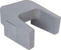 Lavish Home Reading Pillow for Gaming - Lap Desk Pillow with Arm Rests, Storage Pockets, and Removable Washable Cover - Laptop Pillow for Reading, Gaming, Studying, and Working (Gray) by LavishHomeCollection