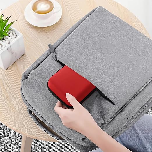 HideRacoon Retro Handheld Game Console Case, Red - Image 5