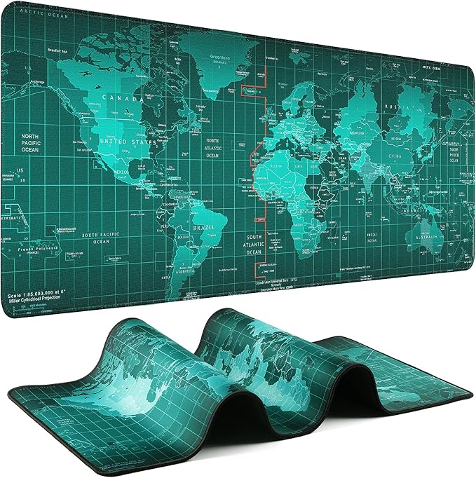 Mouse Pad Gaming - Desk Mat for Keyboard and Mouse - Large Mouse Pads for Desk, Gaming Mousepad with Non-Slip Base, Desks Pad (31.5" X 11.8") for Game, Office and Home by Unknown