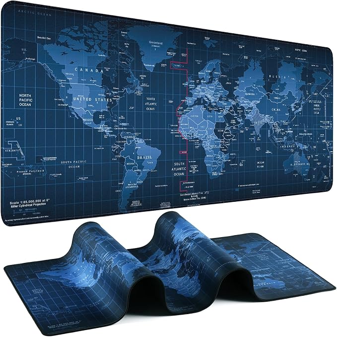 Mouse Pad Gaming - Desk Mat for Keyboard and Mouse - Large Mouse Pad for Desk, Mousepad (35.4" X 15.7") with Non-Slip Base, Desks Pad Mat Office and Home by Unknown