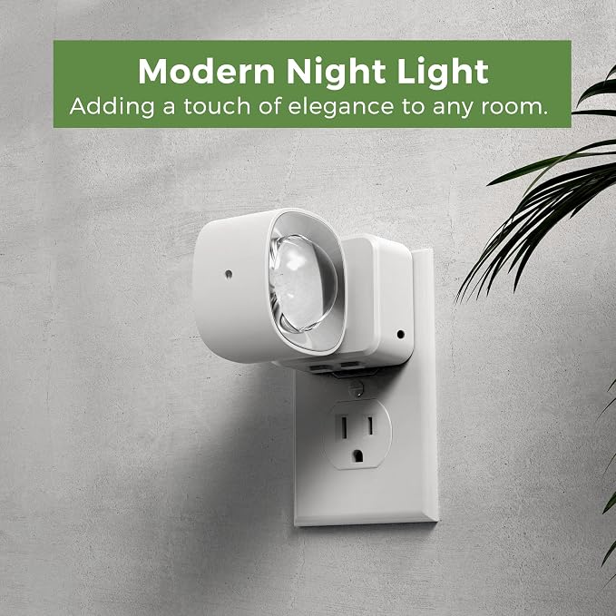 L LOHAS LED Night Lights Plug into Wall, Night Light Projector Light Sensor - Image 4
