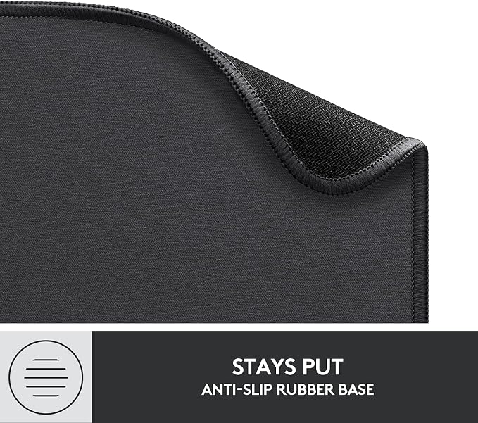 Logitech Studio Series Small Mouse Pad, Anti-Slip 9x8 Inches, Graphite | Anti-slip rubber base, easy gliding surface, durable materials, portable design, for computers - Image 7