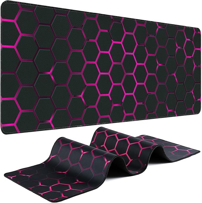 Mouse Pad Gaming - Desk Mat for Keyboard and Mouse - Large Mouse Pads for Desk, Gaming Mousepad with Non-Slip Base, Desks Pad (31.5" X 11.8") for Game, Office and Home by Unknown