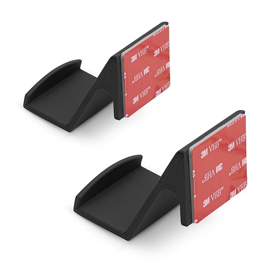 BRAINWAVZ Game Controller Holder Wall Mount Stand (2 Pack) for Xbox, PS5, Series X, ONE, PS4, PS3, Switch, Nintendo, PC & More, Fits Latest & Retro Gamepads, Stick On, Easy to Install, UGC1 - Image 5