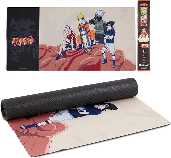 Naruto Large Gaming Mouse Pad 31"x15" XL Computer Desk Mat, Anime Keyboard | Naruto anime gaming mouse pad, Oversized 31x15in, stitched edges, smooth fabric top, non-slip rubber base. by CultureFly