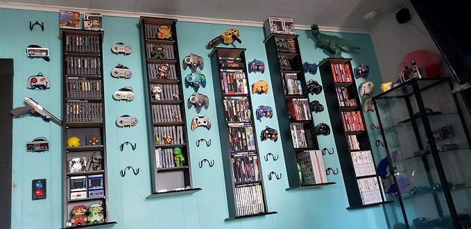 YYST Mini Flexible Wall Mount Holder Rack Organizer Compatible with PS3/PS4/PS5/Xbox 360/Xbox One/S/X/Elite/Series S/Series X Controller, Pro Controller - 4/PK- No Game Controller - Image 3