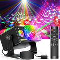 Party Lights, DJ Disco Light Disco Ball Light Sound Activated Strobe Stage Lights for Parties Birthday Christmas Gift Wedding Karaoke Bar Club Pub Dance Home Living Room Halloween Decorations by OIEZISRO