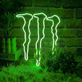 Green Energy Neon Sign Wall Decor for Bedroom – Man Cave LED Light for Gaming Room & Drinks Bar | Stylish Mark Neon Art Gift for Men - 15.75" x 12.8" by Unknown
