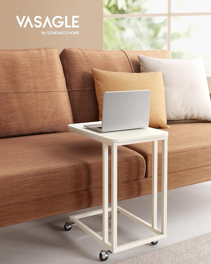 VASAGLE C Shape End Table for Couch or Sofa, Industrial Small Side Table - Image 4