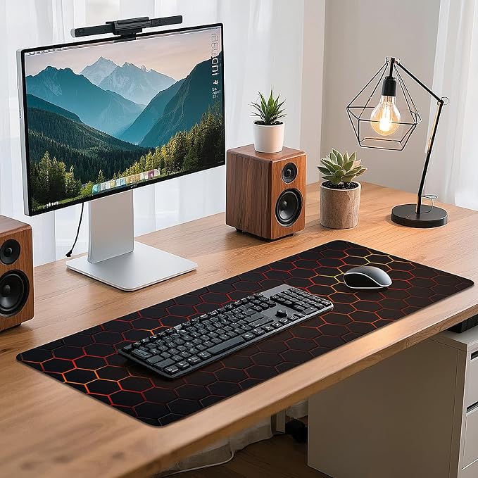 Mouse Pad Gaming - Desk Mat for Keyboard and Mouse - Large Mouse Pads for Desk, Gaming Mousepad with Non-Slip Base, Desks Pad (31.5" X 11.8") for Game, Office and Home - Image 7