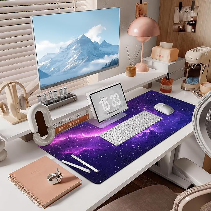 Mouse Pad Gaming - Desk Mat for Keyboard and Mouse - Large Mouse Pad for Desk, Mousepad (35.4" X 15.7") with Non-Slip Base, Desks Pad Mat Office and Home - Image 7