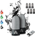 6PCS Gaming Finger Sleeves. 0.29MM Silver Fiber, Anti Sweat, Extremely Thin,Breathable Touchscreen dedales Gamer Finger Cover Thumb Sleeve Fit Phone Game Tablet Devices. by Unknown