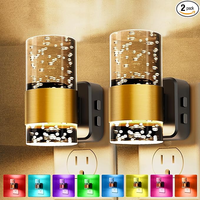 L LOHAS LED Night Lights Plug into wall,Color Changing Night Light by LLOHASLED