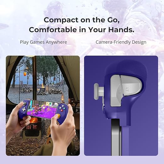 abxylute S8 Bluetooth Mobile Gaming Controller for Switch 1&2, iPhone15/16/17, iPad Android Phones Tablets, Portable Wireless Gamepad with Hall Joystick, Hall Trigger, Customizable Buttons＆Key Mapping - Image 5