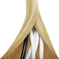 Gold Cable Sleeve, 6.6ft, 4/5 inch by ZhiYo