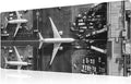 Extended Gaming Mouse Pad with Aircraft Airport Design - Large, Thick Rubber Desk Mat with Precision Locking Edge, Washable & Non-Slip Surface for Computer, Esports - Ideal Gift 31.5x11.8 in by Unknown
